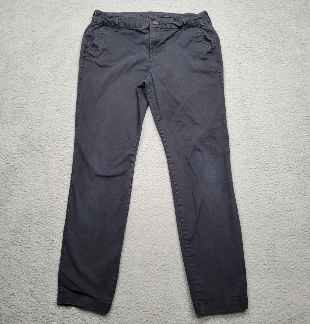 Old Navy Jeans Womens 8 Black Weathered Skinny 30x28*